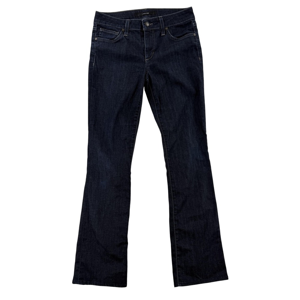 Joes Jeans Slim Fit Mini Boot Jeans Womens 28 Blue Wash Mid Rise Stretch Denim
